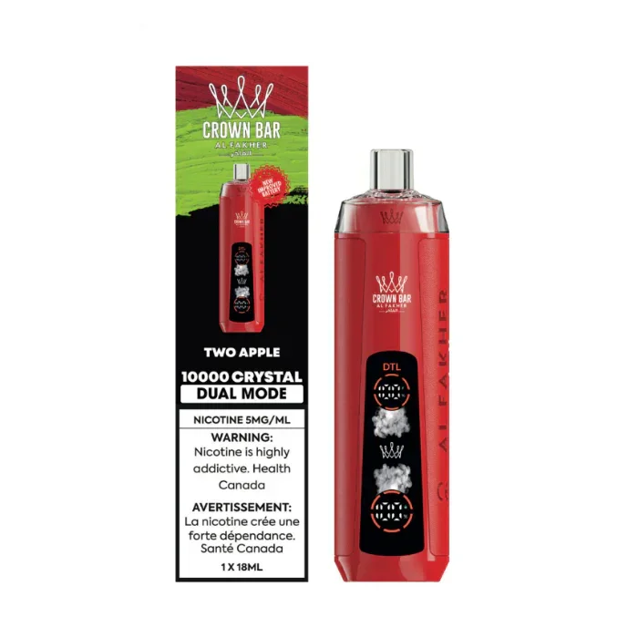 Crown Bar Crystal 10K - Two Apple