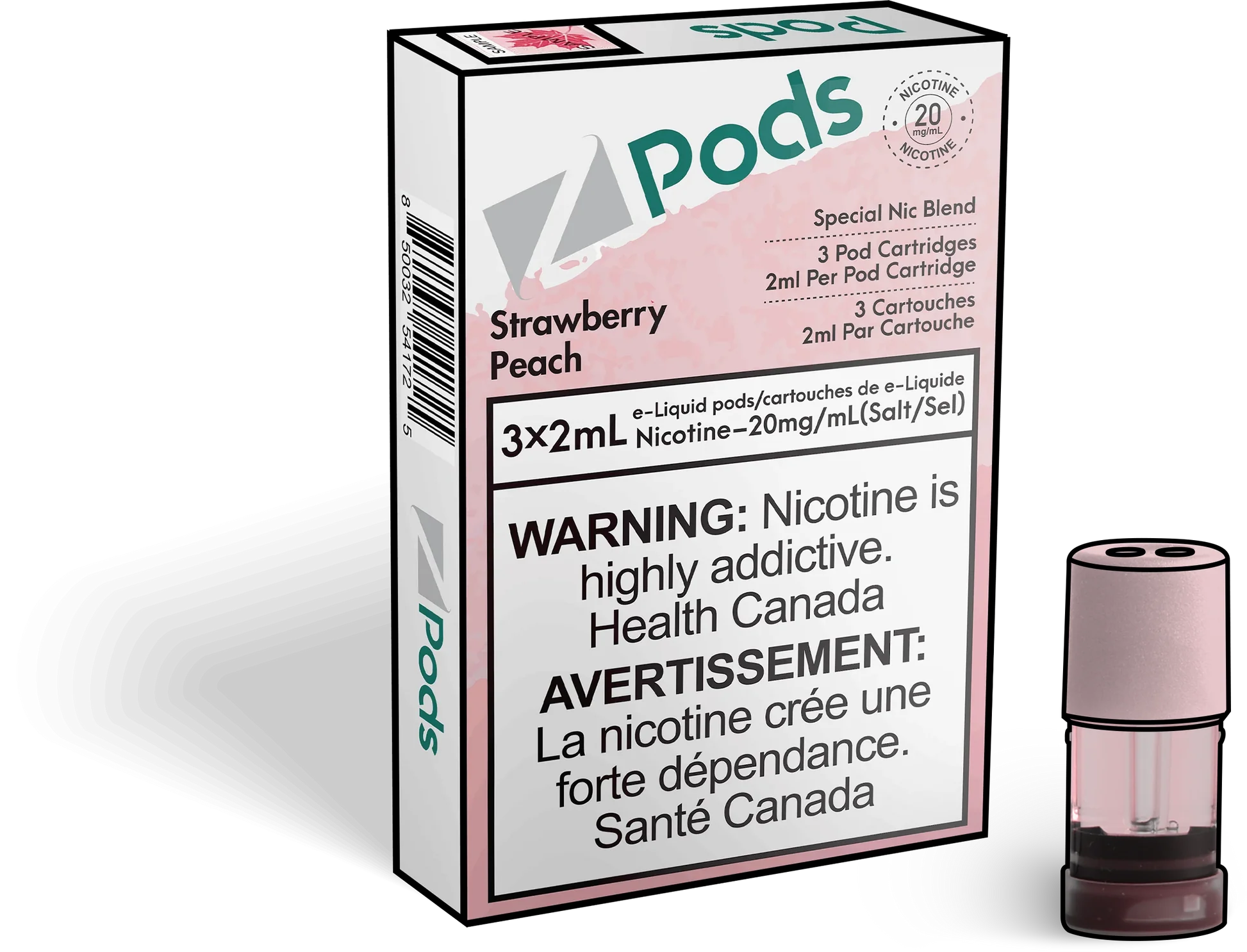 ZPODS - Strawberry Peach