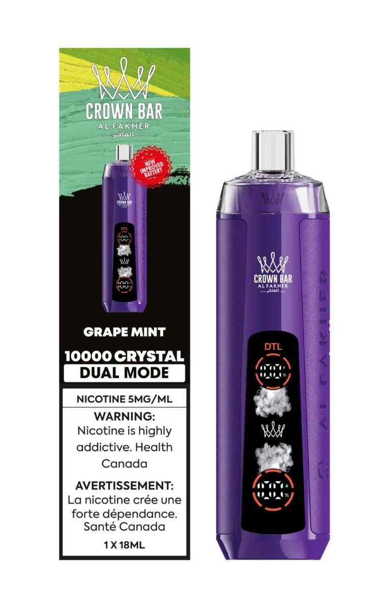 Crown Bar Crystal 10K - Grape Mint